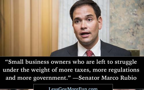 Marco Rubio on small businesses