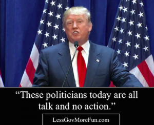 Donald trump immigration all talk no action