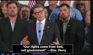 Perry 2016 1 rights come from God not Govt